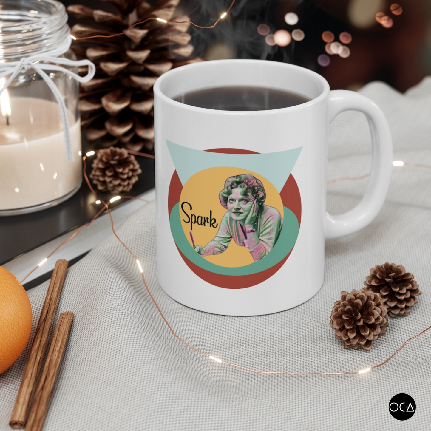 Muriel Spark Mug (Doublesided/2 Color Options)