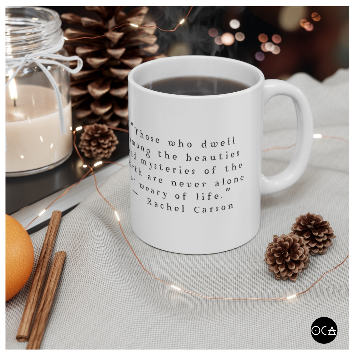 Rachel Carson Doublesided Mug (2 Different Design Options)