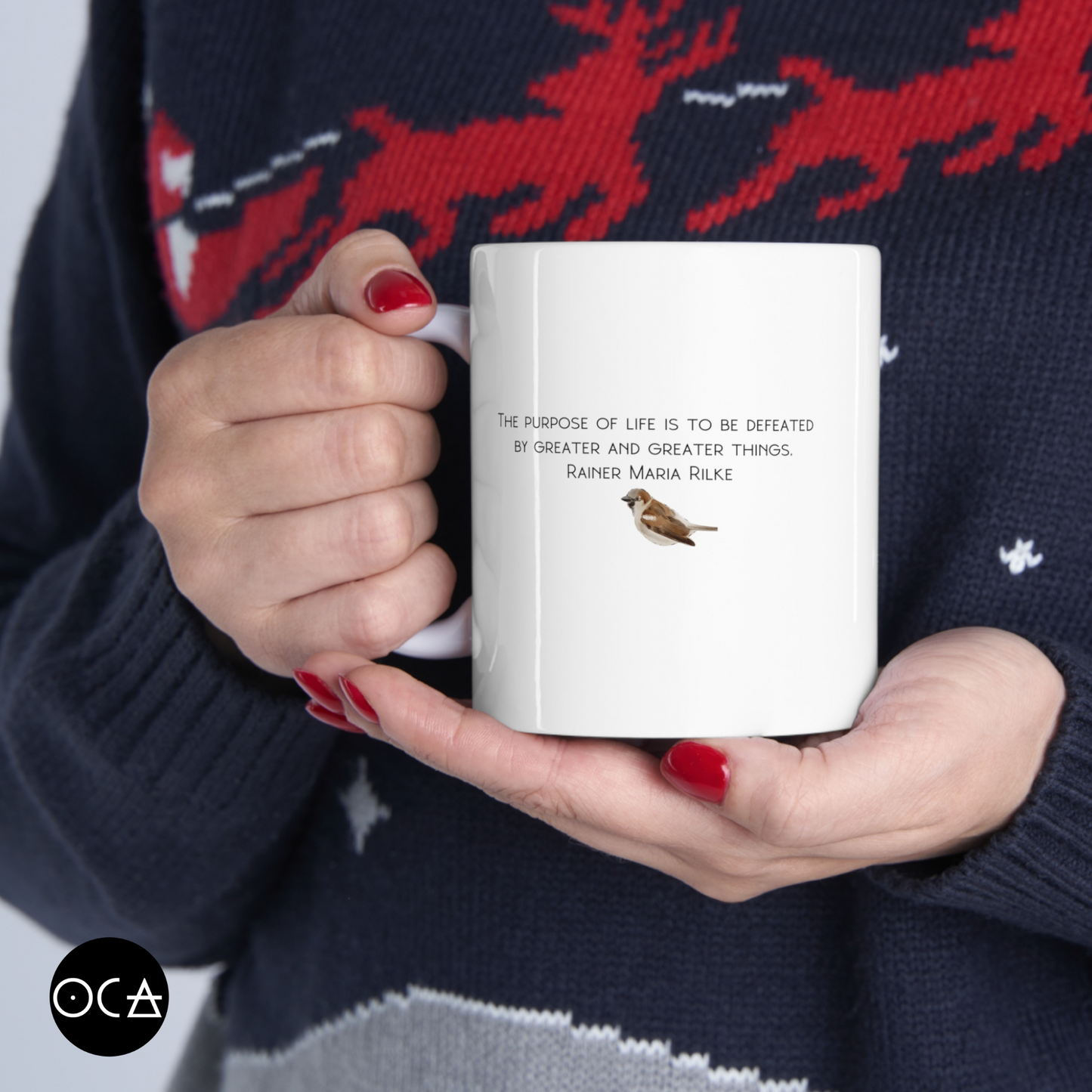 Rainer Maria Rilke Mug (Doublesided)