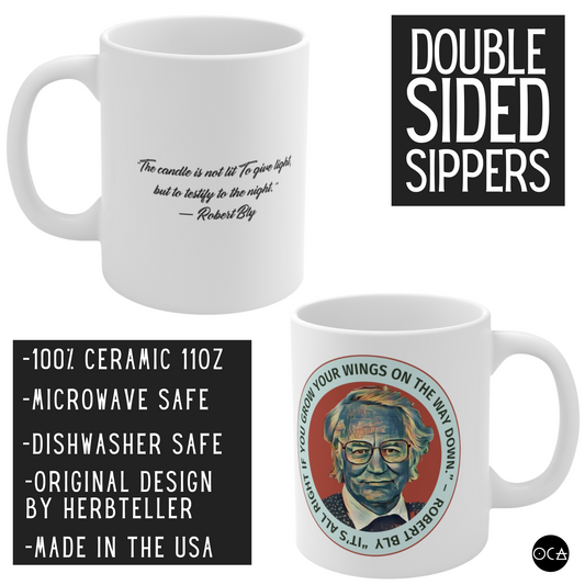 Robert Bly Mug (Doublesided)