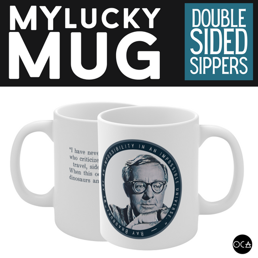 Ray Bradbury Mug (Doublesided/2 Options)