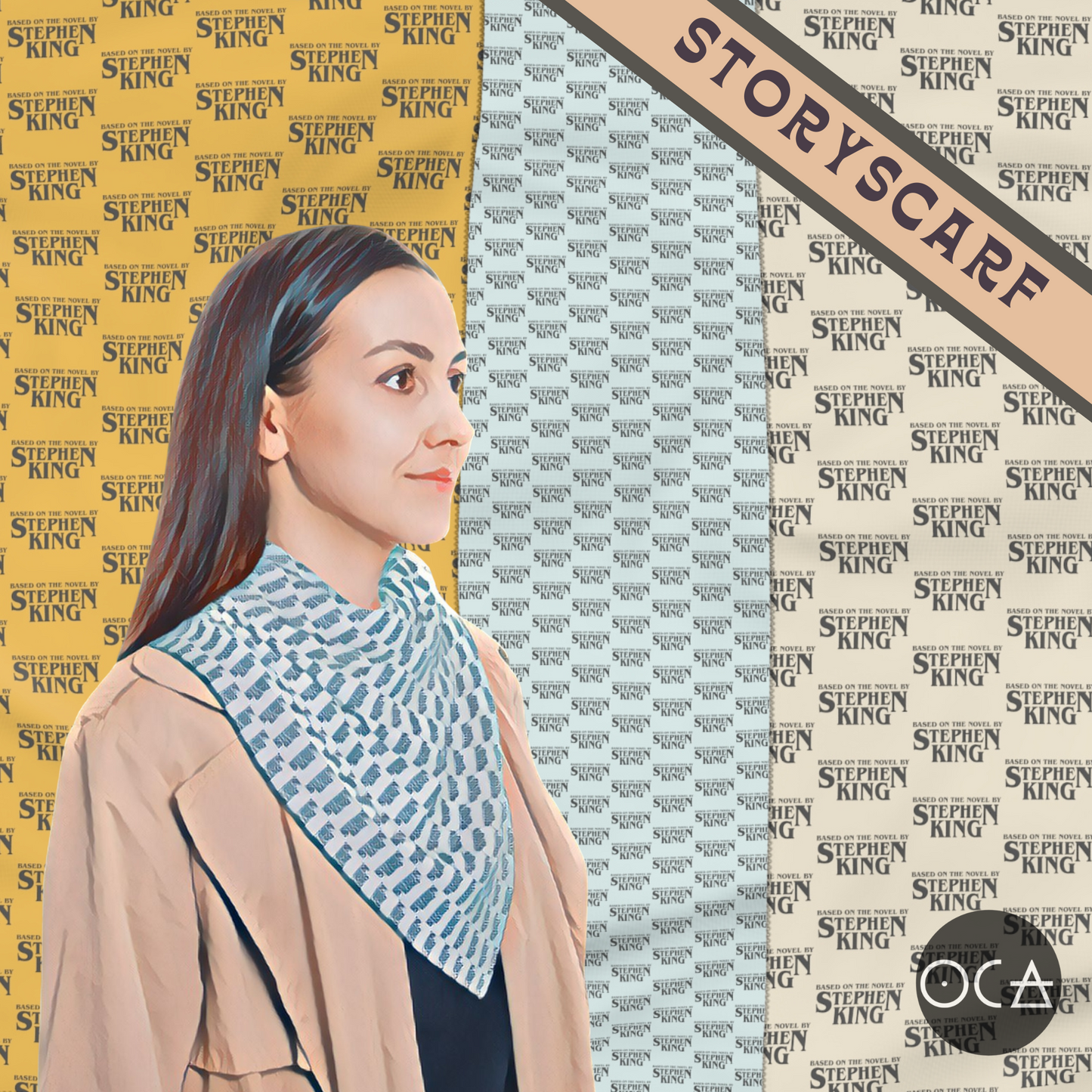Storyscarf: Stephen King Spired (Sheer Scarf/Multiple Colors)