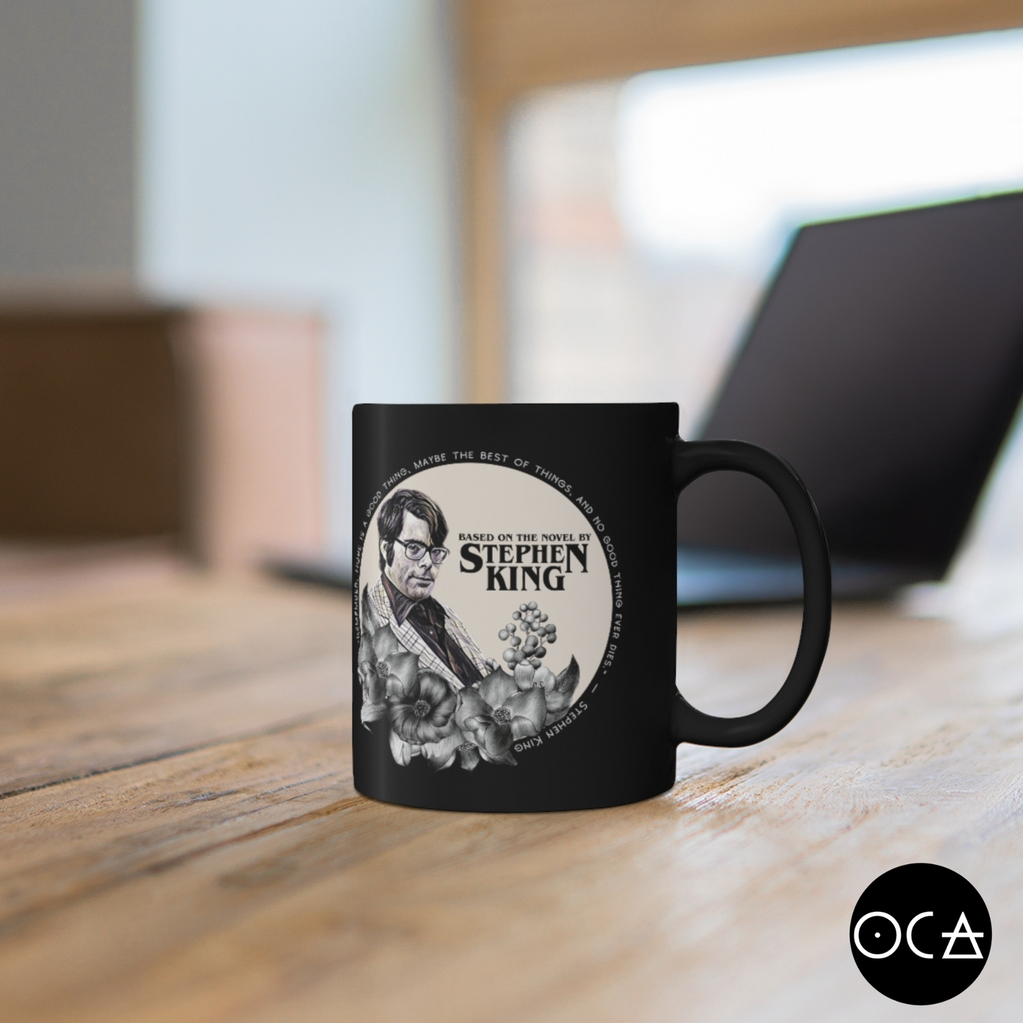 Stephen King Mug (Doublesided/2 Color Options) Herbteller Lucky Mugs | Gifts for Writers, Readers and Taleswappers