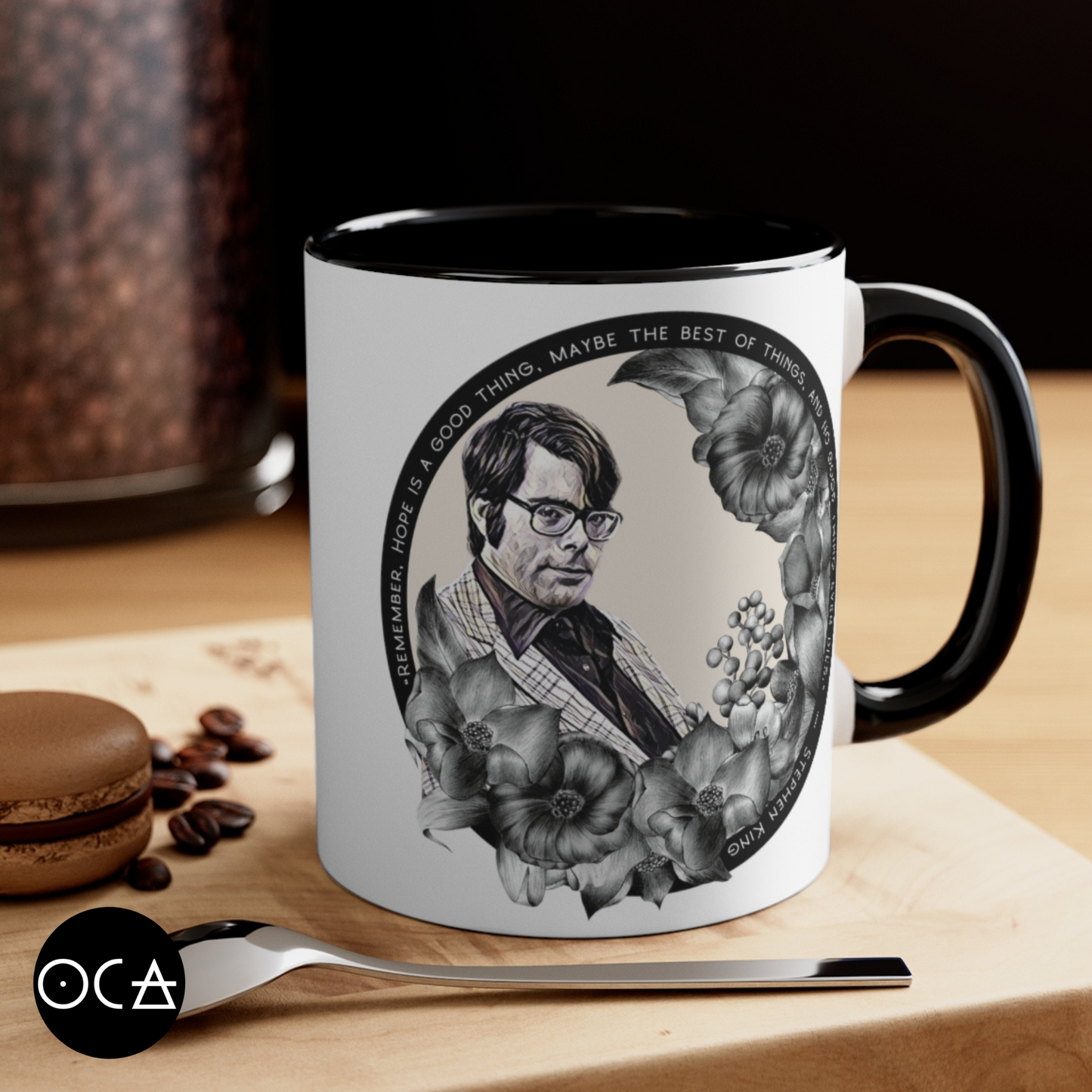 Stephen King Mug (Doublesided/2 Color Options) Herbteller Lucky Mugs | Gifts for Writers, Readers and Taleswappers