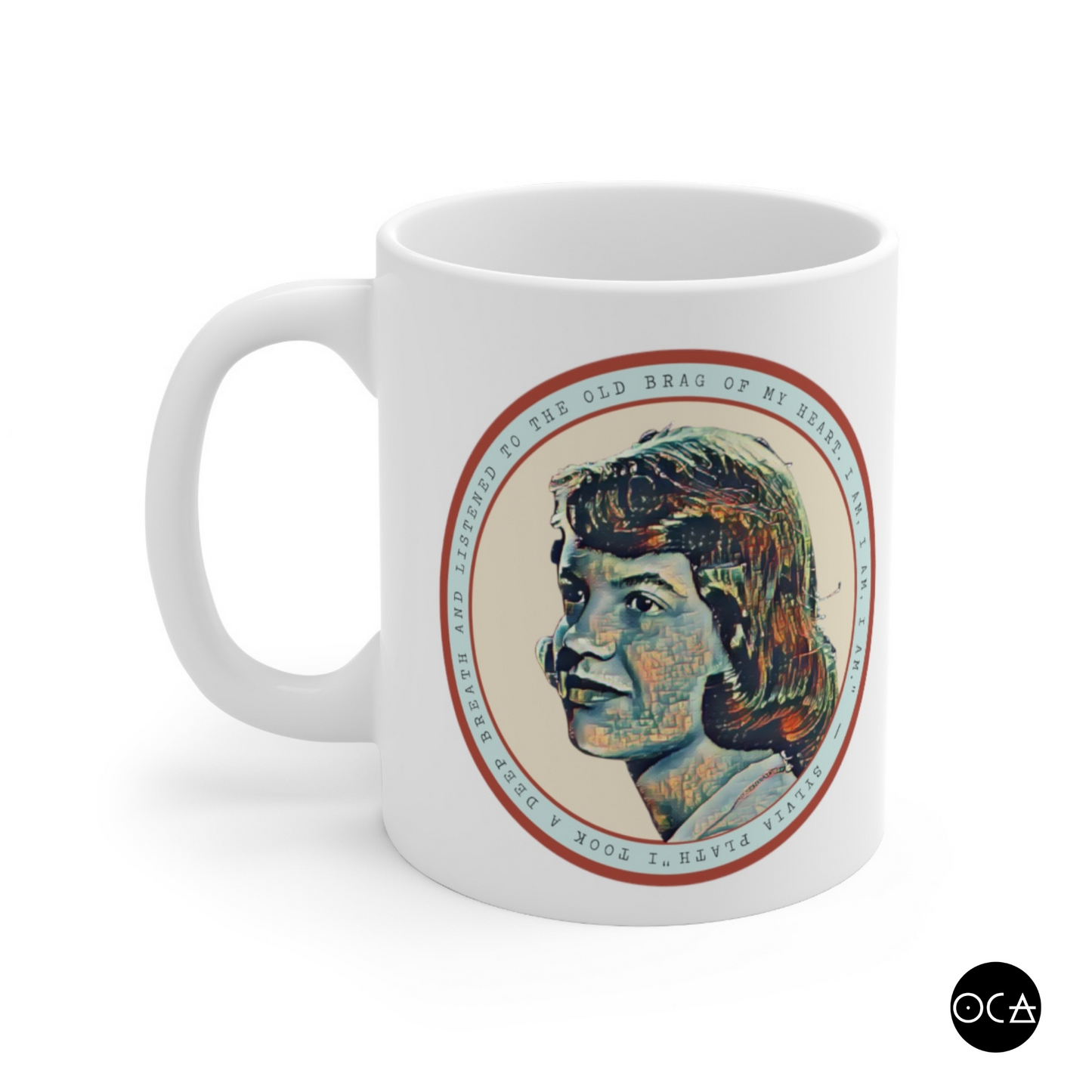 Sylvia Plath Mug (Doublesided/2 Color Options)