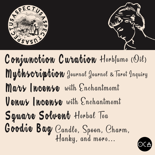 Venus meets Mars Aspectus Set (Venus conjunct Mars/Venus square Mars Ritual Herbkit)