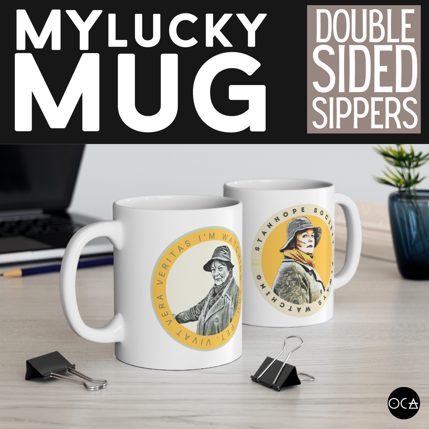 Vera Stanhope Society Mug Inspired by Vera Stanhope DCI (Doublesided/2 different size options)