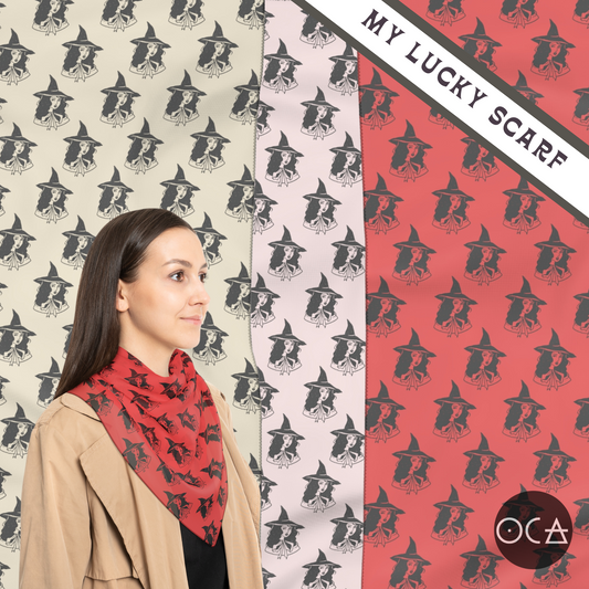 Storyscarf: Witchy Ways (Sheer Scarf/Multiple Colors)