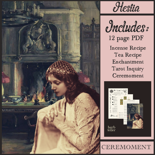 Ceremoment: Hestia's Hearth (Tea/Incense/Ritual/Oil Set)