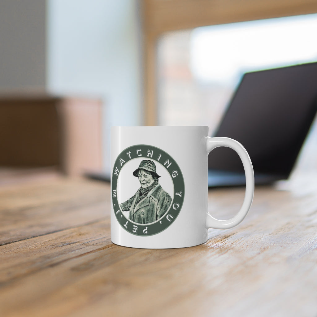 My Lucky Badge Mug (inspired by Vera Stanhope)
