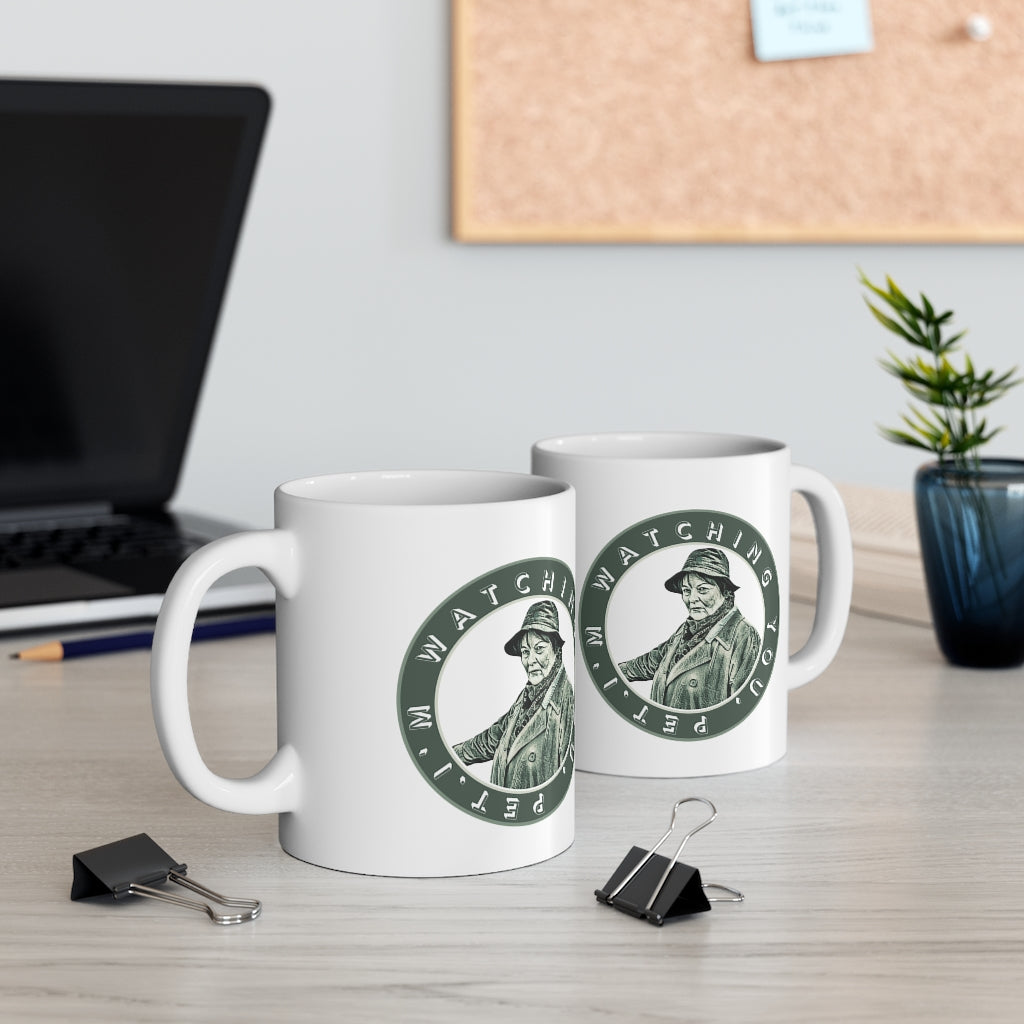 My Lucky Badge Mug (inspired by Vera Stanhope)