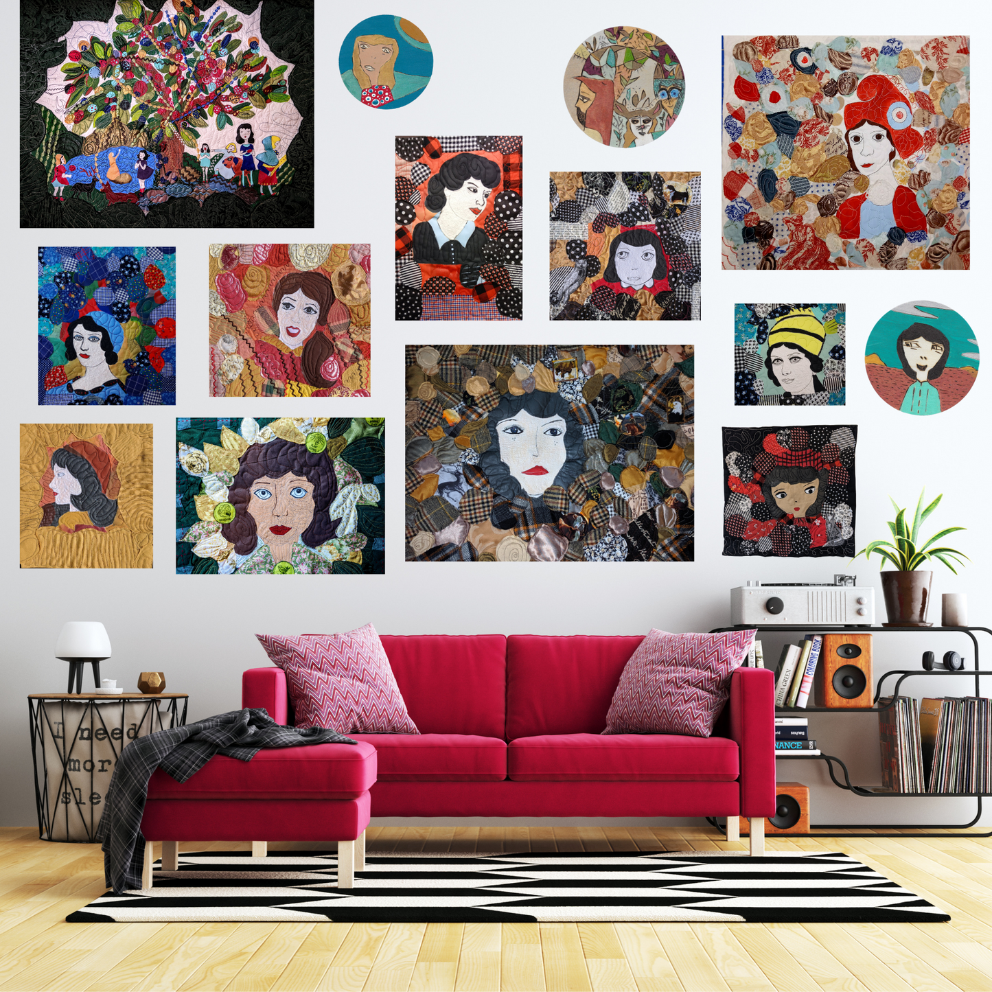 Letty Brooks Art Quilt (by Stitchteller)