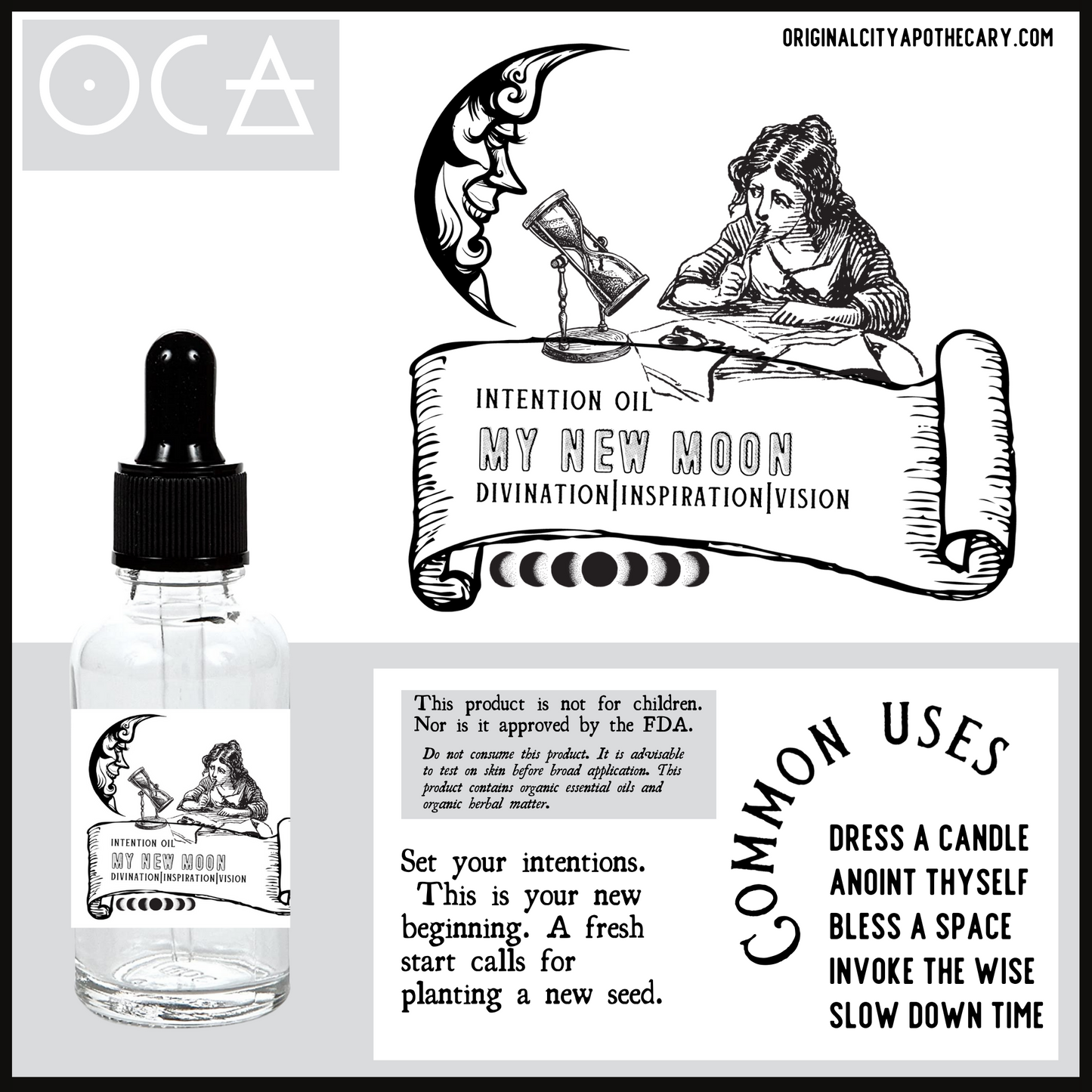 My New Moon (Herbal Perfume/Oil) - Original City Apothecary