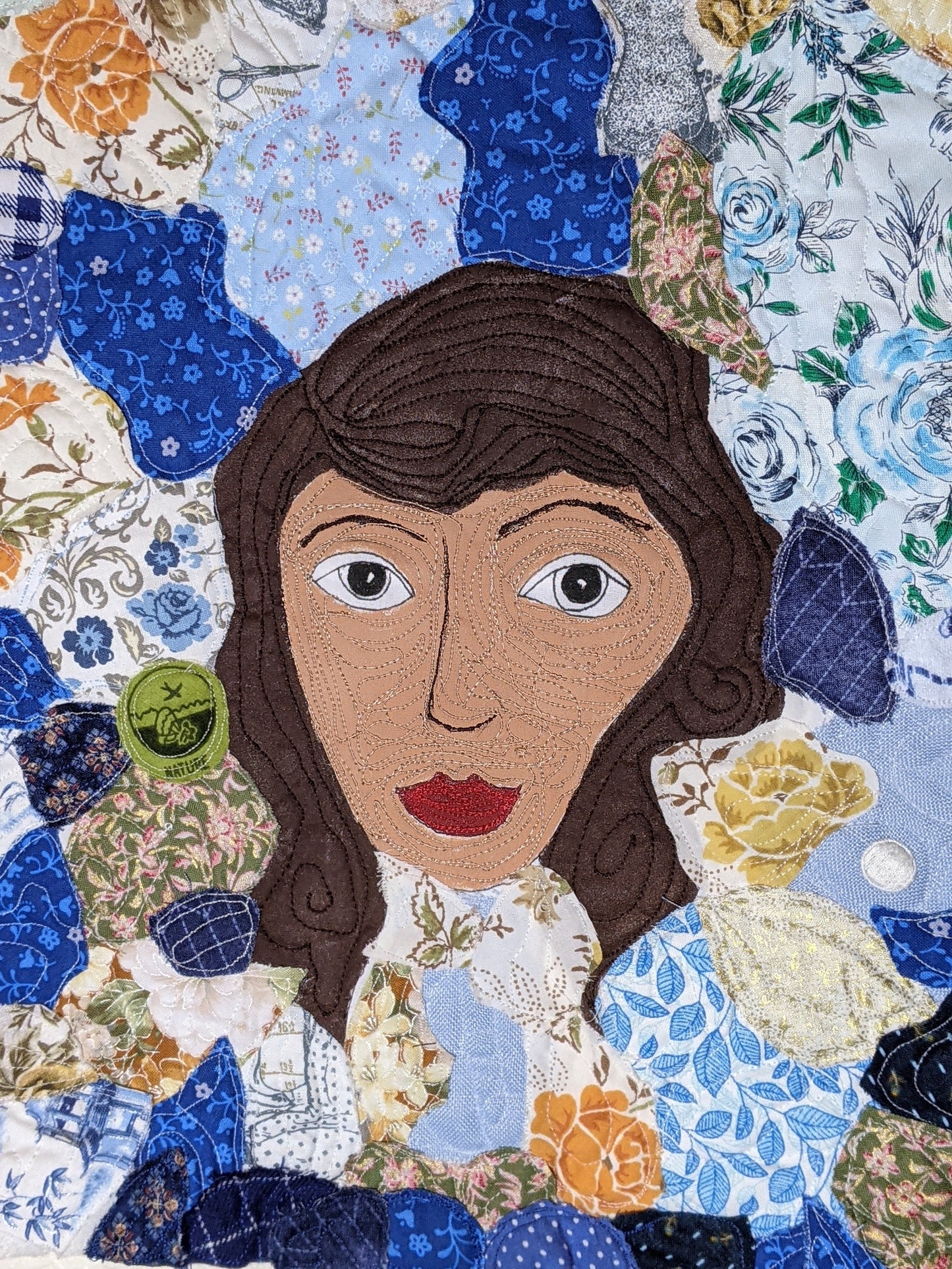 Nancy Neptune | Art Quilt (by Stitchteller)