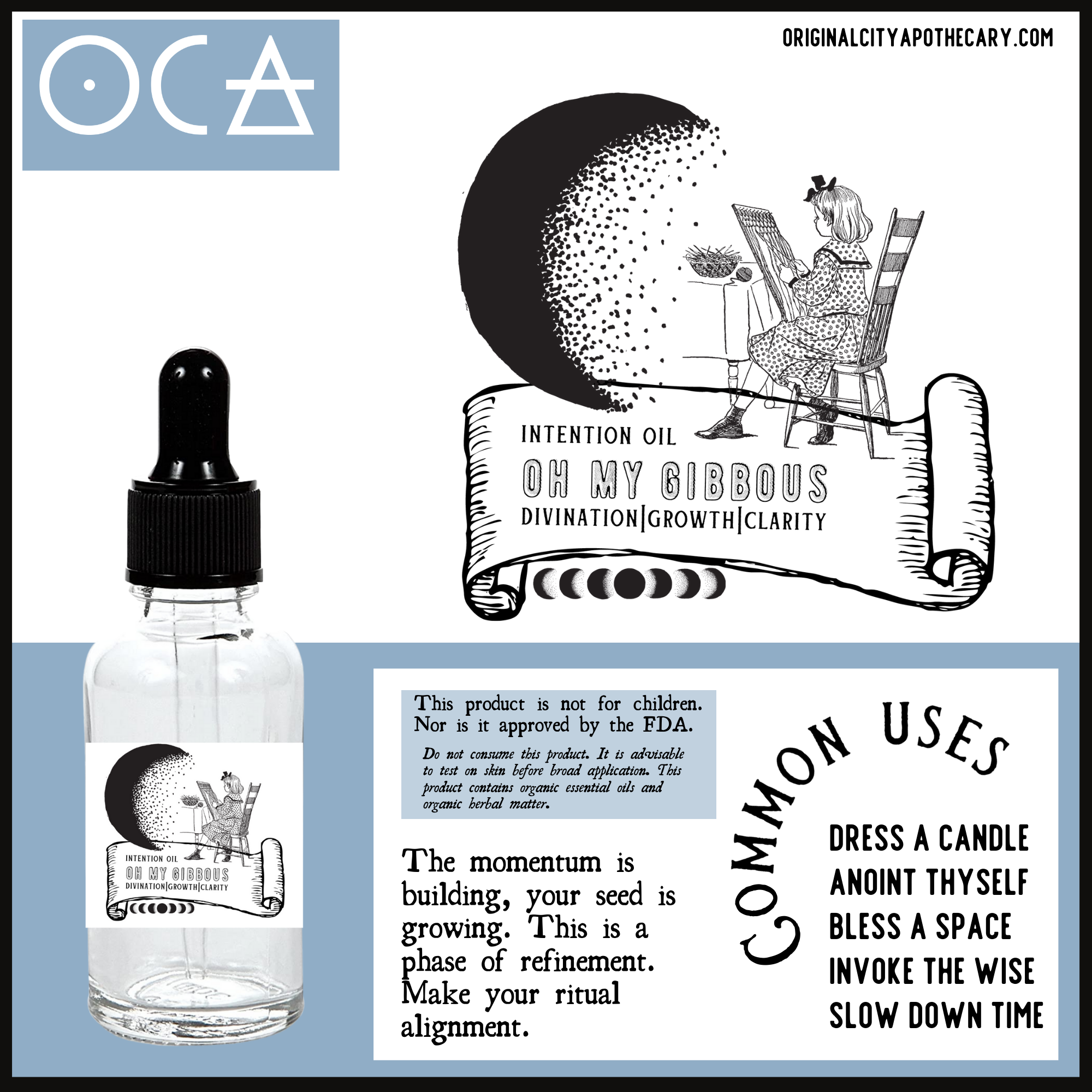 Oh My Gibbous (Herbal Perfume/Oil) – Original Creative Apothecary