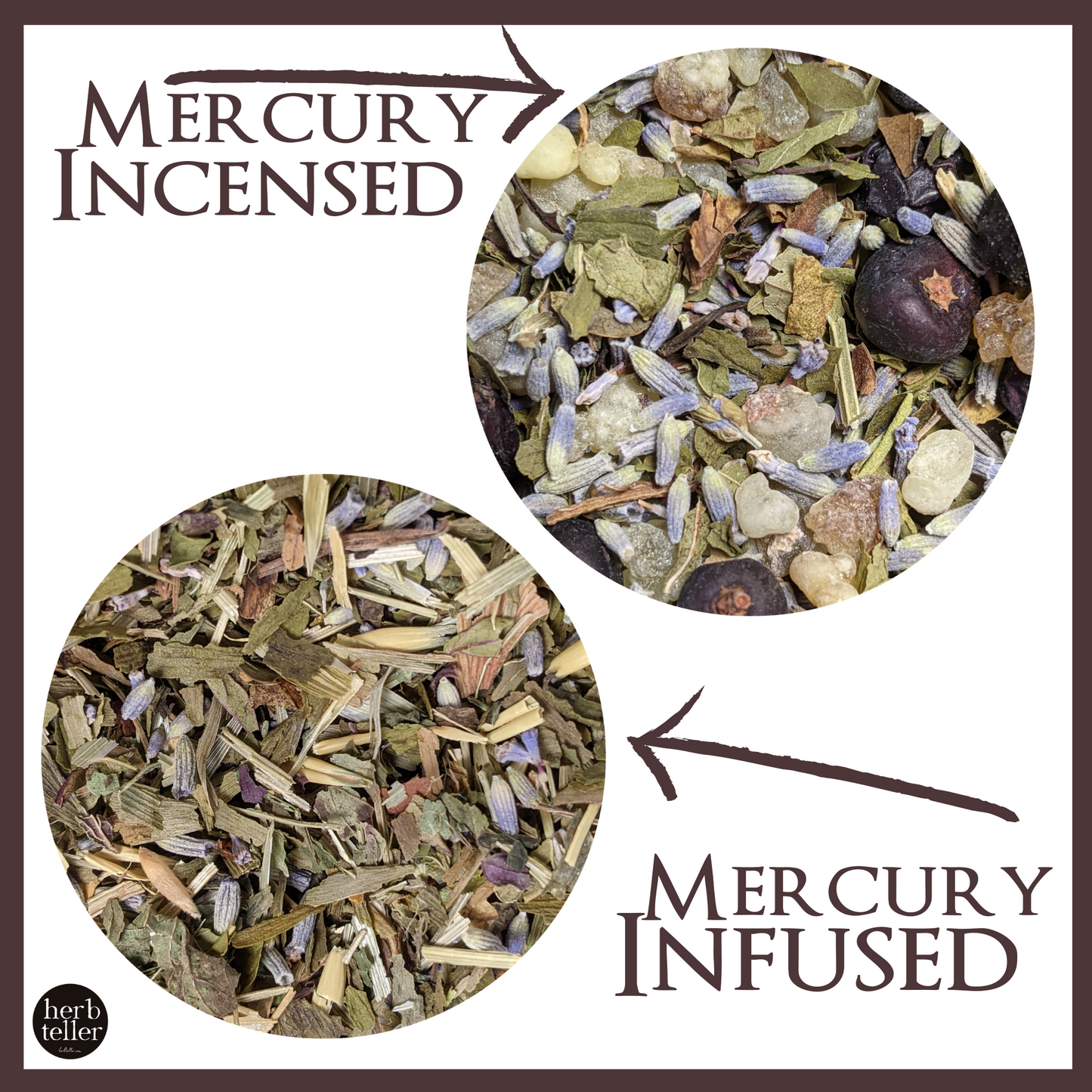 Oh My Mercury Herbmusement (Tea/Oil/Incense) Ritual Set