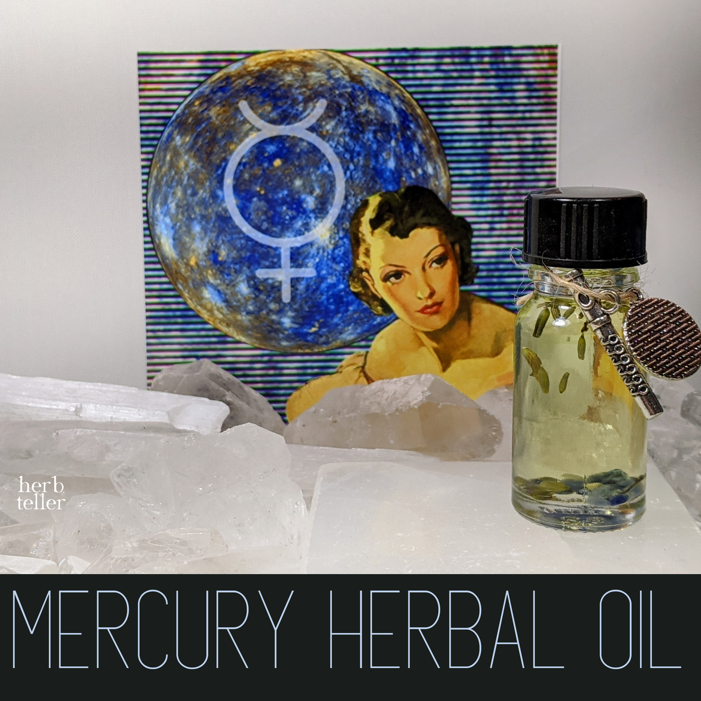 Oh My Mercury Herbmusement (Tea/Oil/Incense) Ritual Set