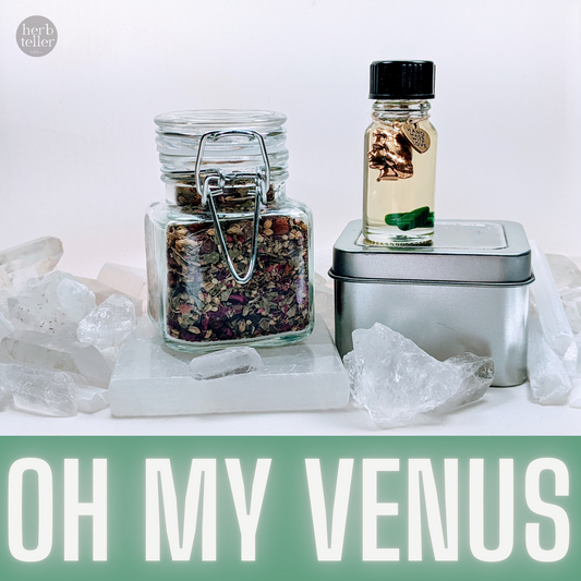 Oh My Venus Herbmusement (Tea/Oil/Incense) Ritual Set