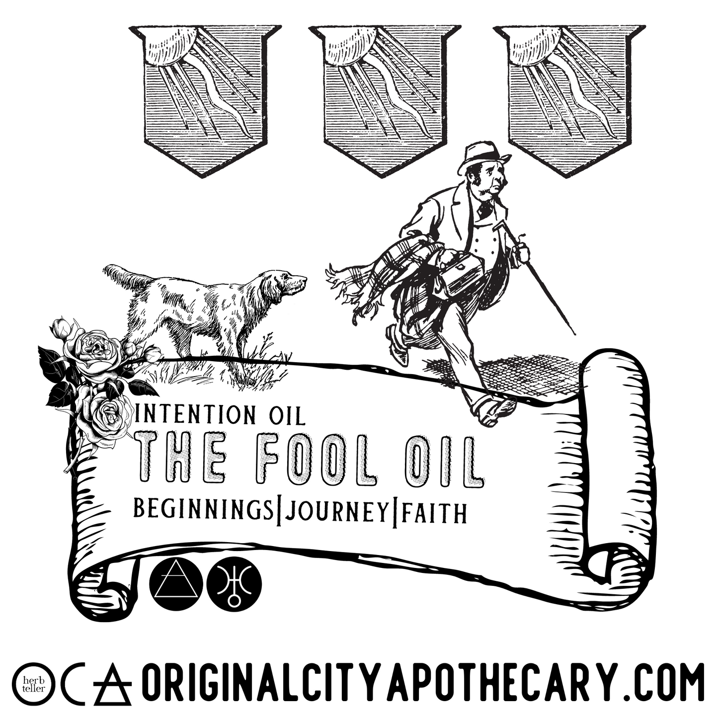 The Fool Herbteller Tarot (Herbal Perfume/Oil)