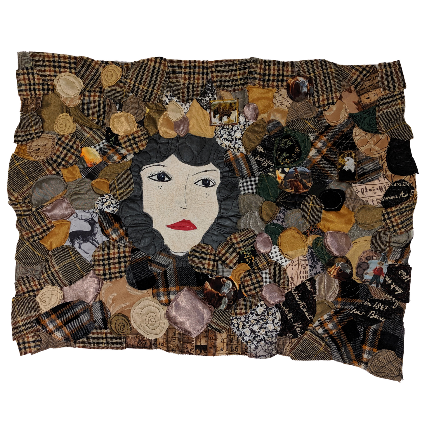 The Mothership: Diana Art Quilt (by Stitchteller)