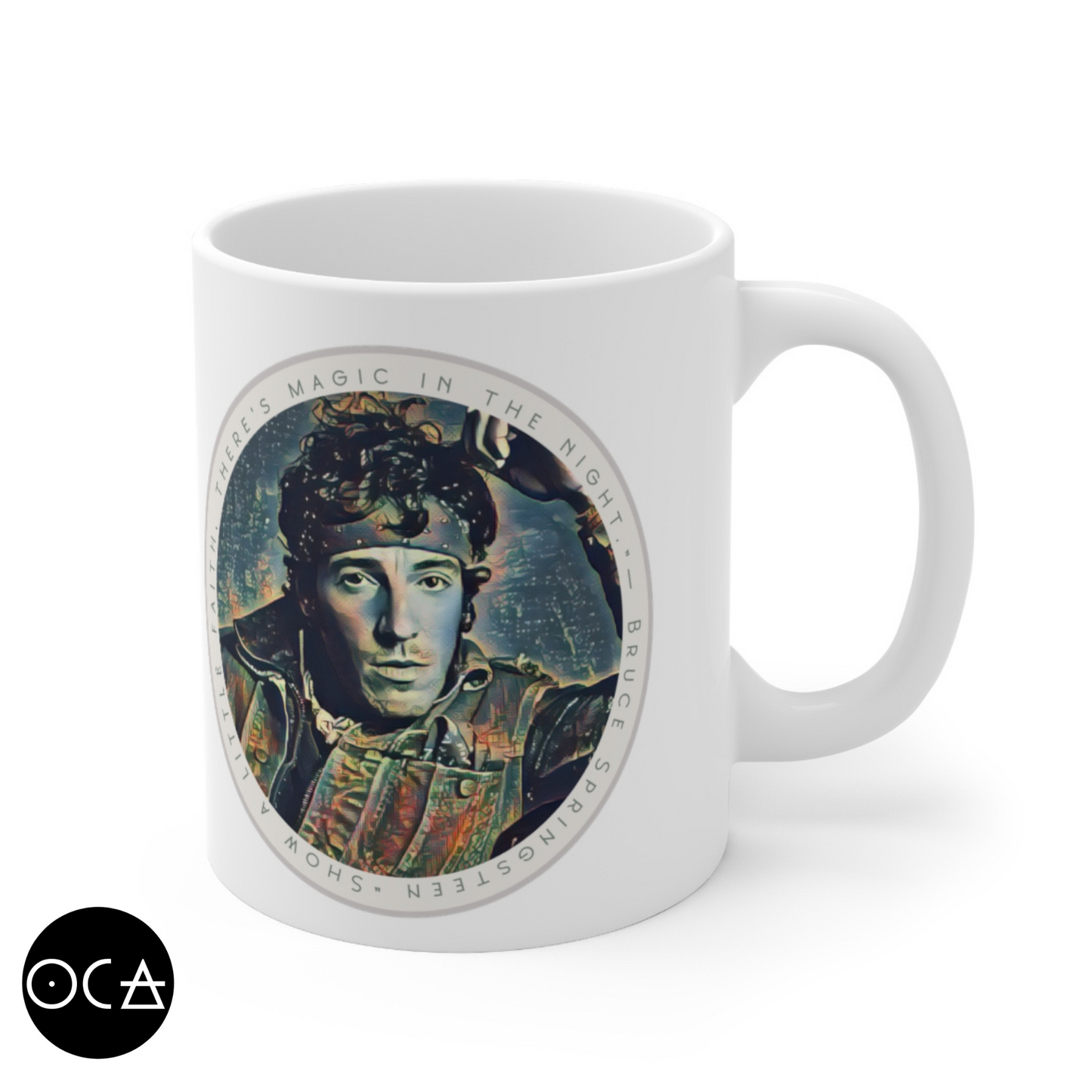 The Boss Mug an ode to Bruce Springsteen (Doublesided/2 Color Options)