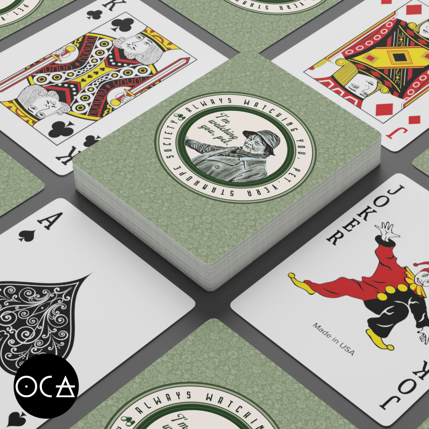 Vera Stanhope Playing Cards (3 Design Options)