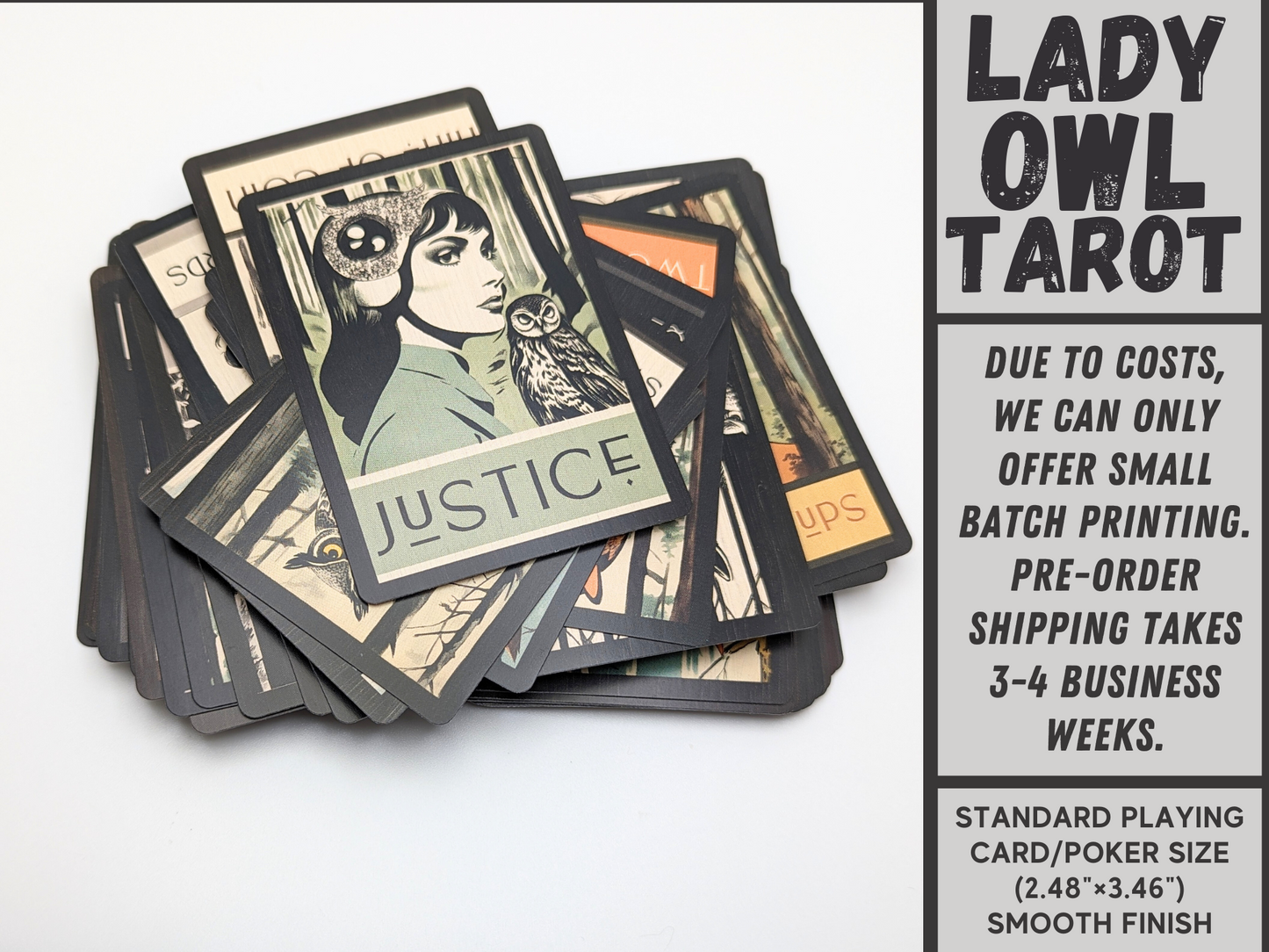 Ladyowl Tarot Cards Gift Set (Pre-order) Original Retro/Vintage Design