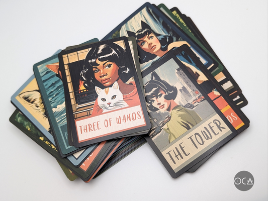 Catlady Tarot Cards Gift Set (Pre-order) Original Retro/Vintage Design