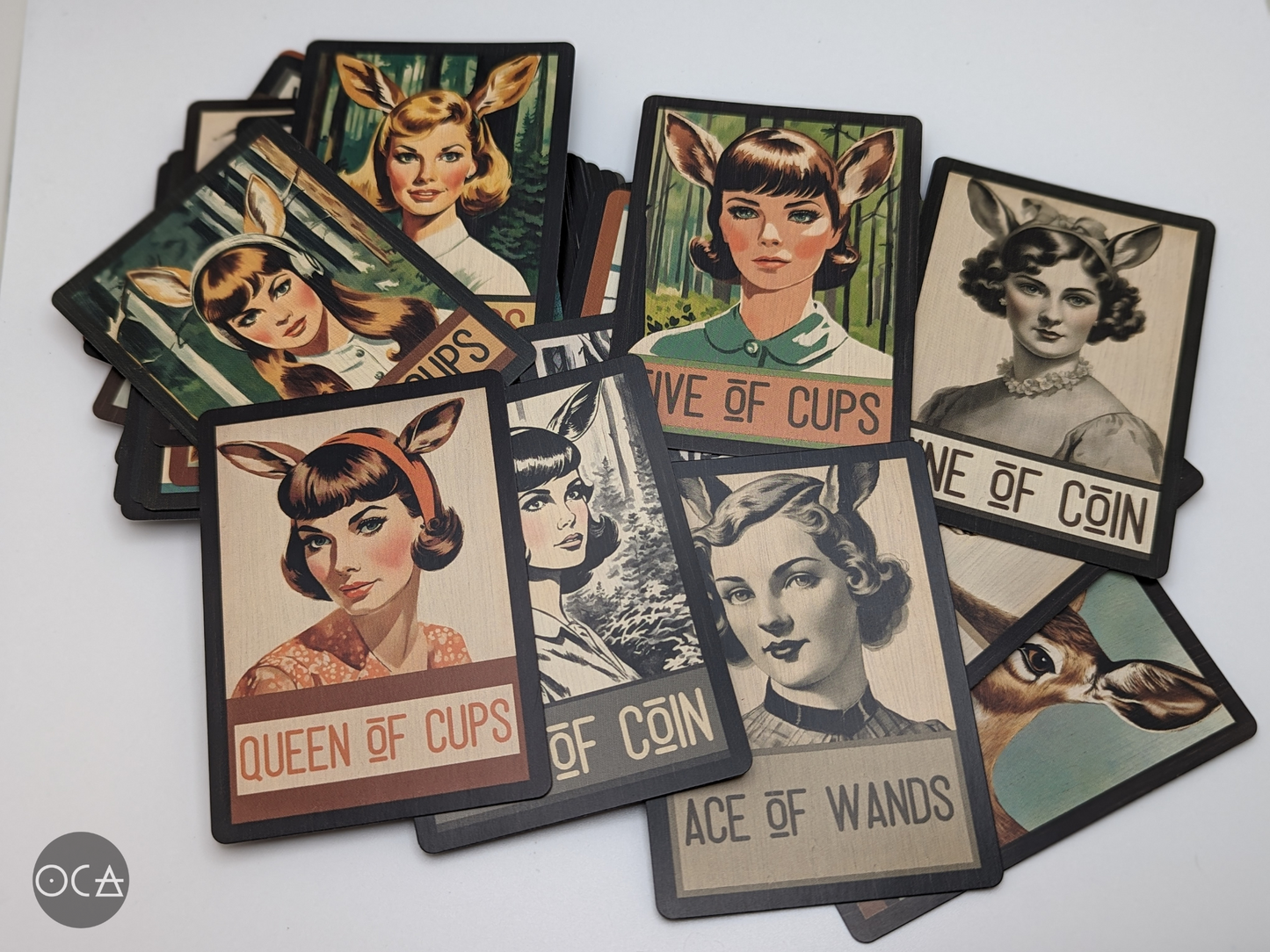 Deerlady Tarot Cards Gift Set (Pre-order) Original Retro/Vintage Design
