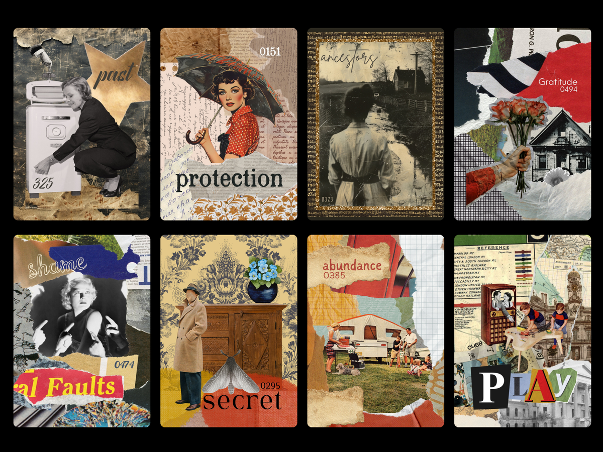 Archetype Chapter Cards | Storyteller Oracle Cards Gift Set (Pre-order) Original Collage/Vintage Design