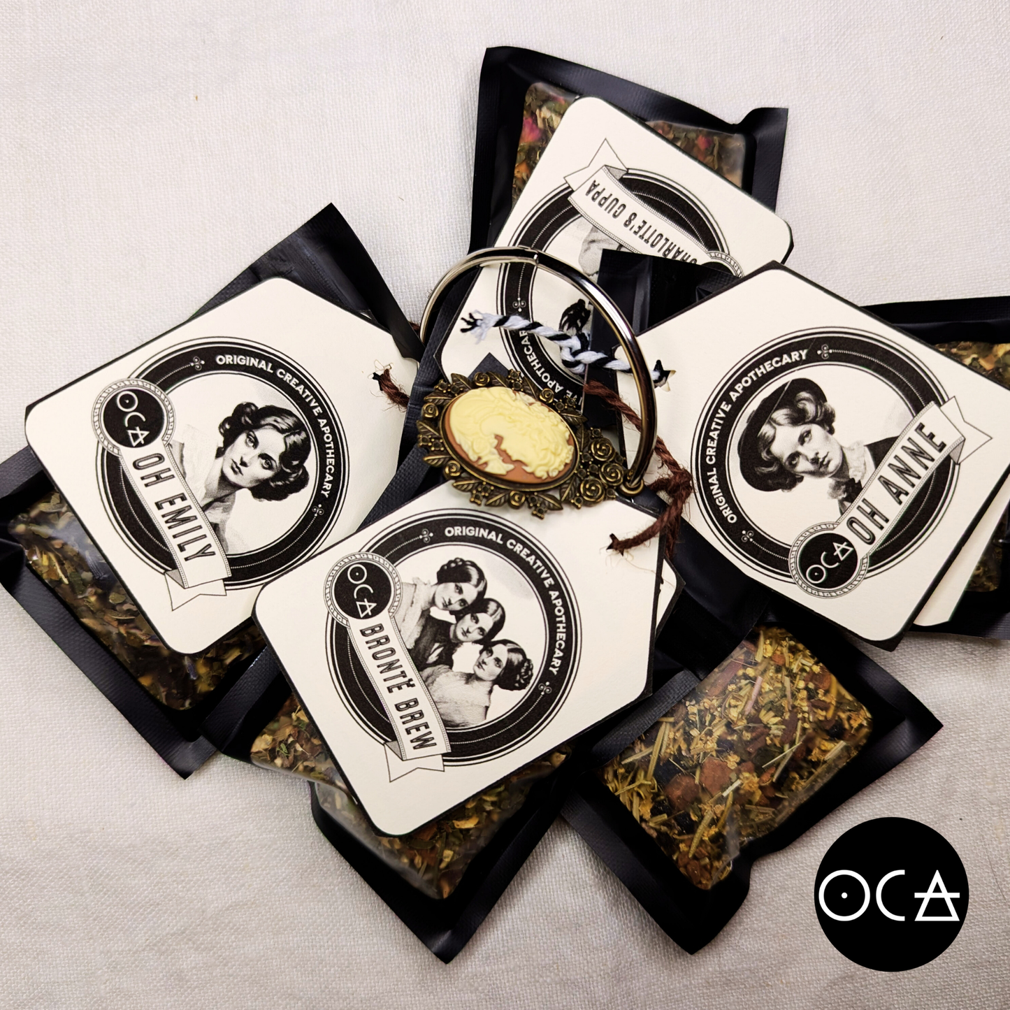 Bronte Bliss Sipset TeaRing (Herbal Tea Sampler Set/Gift Set/5 teas)