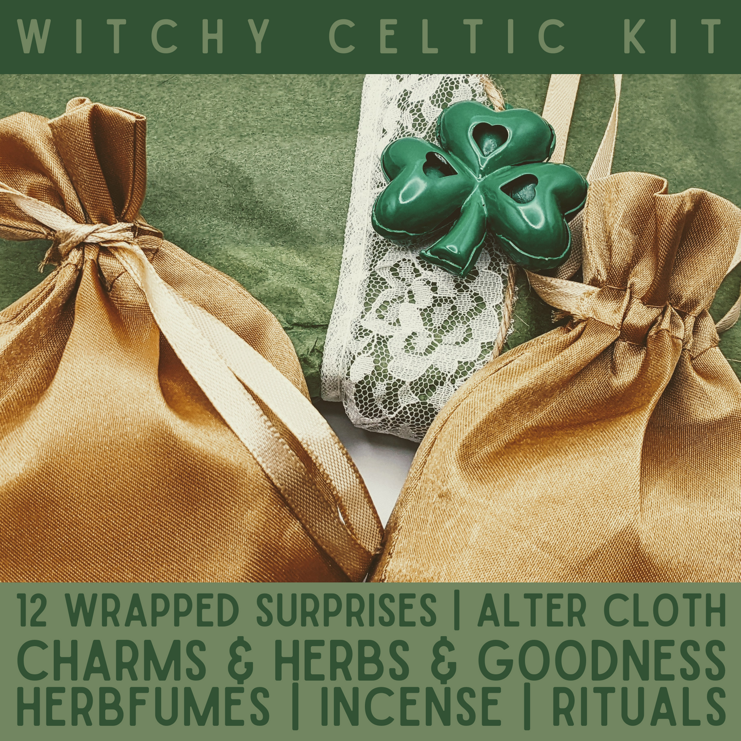 Celtic Witchy Gift Kit (7Day or12 Day Countdown) Herbteller Giftset