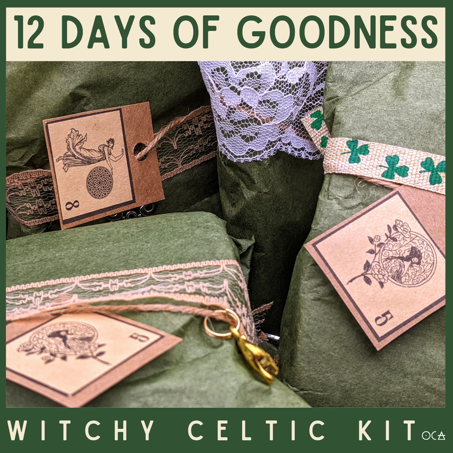 Celtic Witchy Gift Kit (7Day or12 Day Countdown) Herbteller Giftset