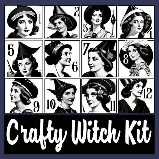 Crafty Witch Countdown (7 or 12 Day Countdown/Advent) Mystery Box