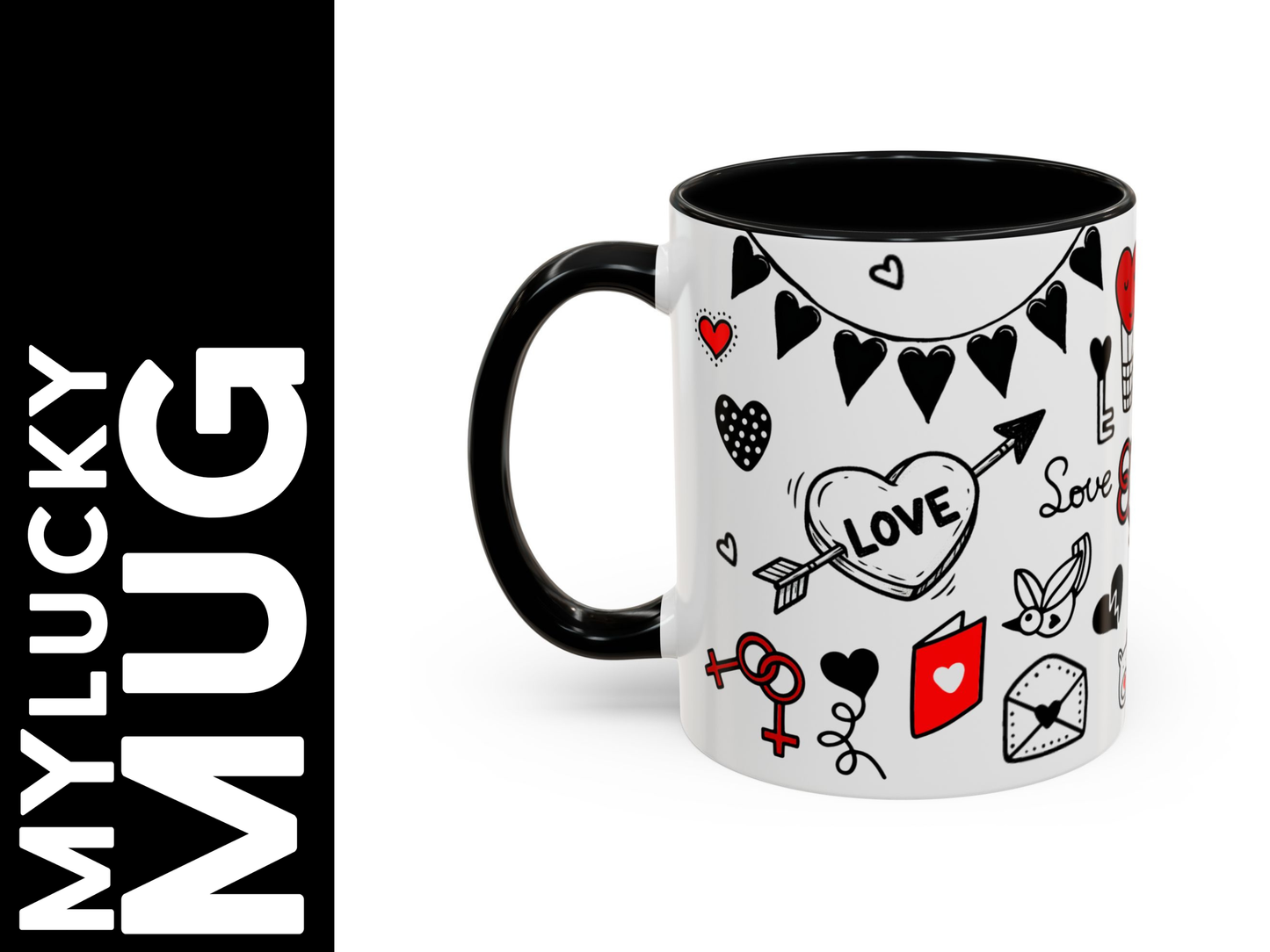 Doodle Love Mug (2 Color Options)