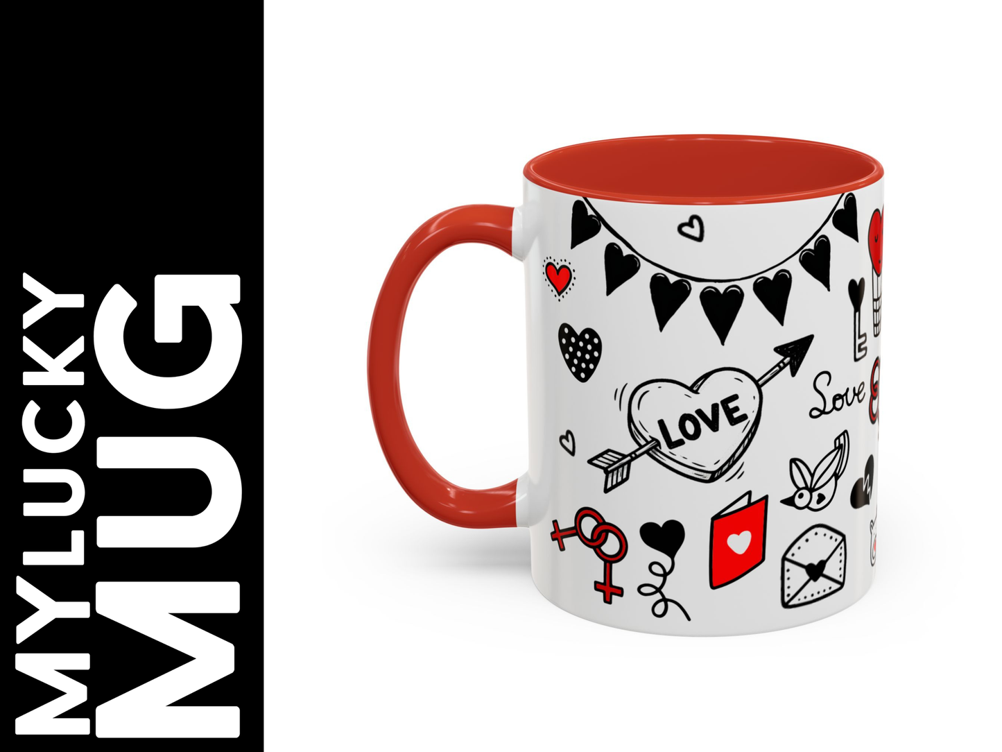 Doodle Love Mug (2 Color Options)