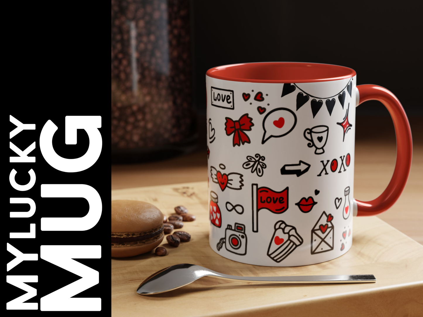 Doodle Love Mug (2 Color Options)