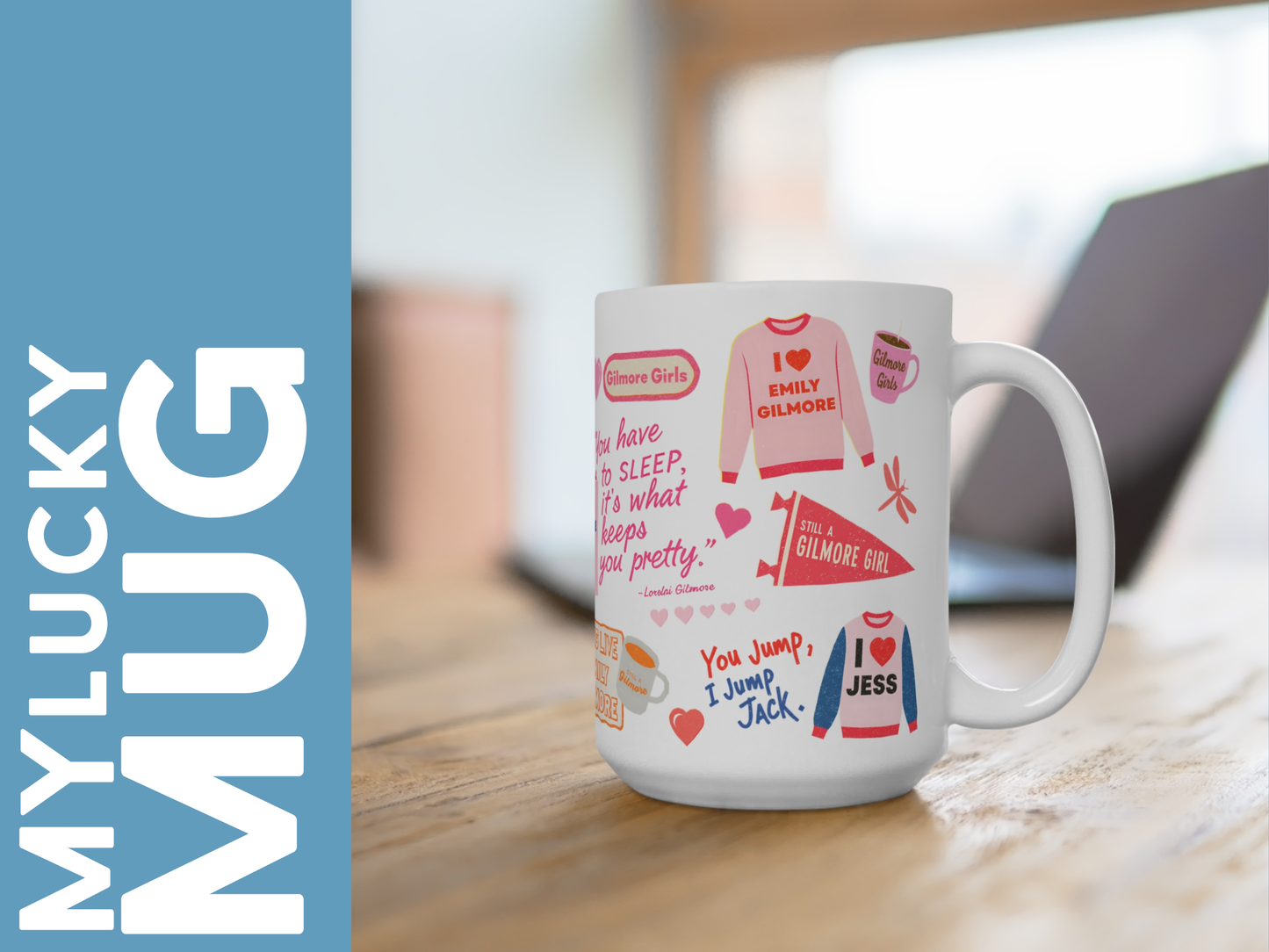 Gilmore Girls Sticker Collage 15oz Mug