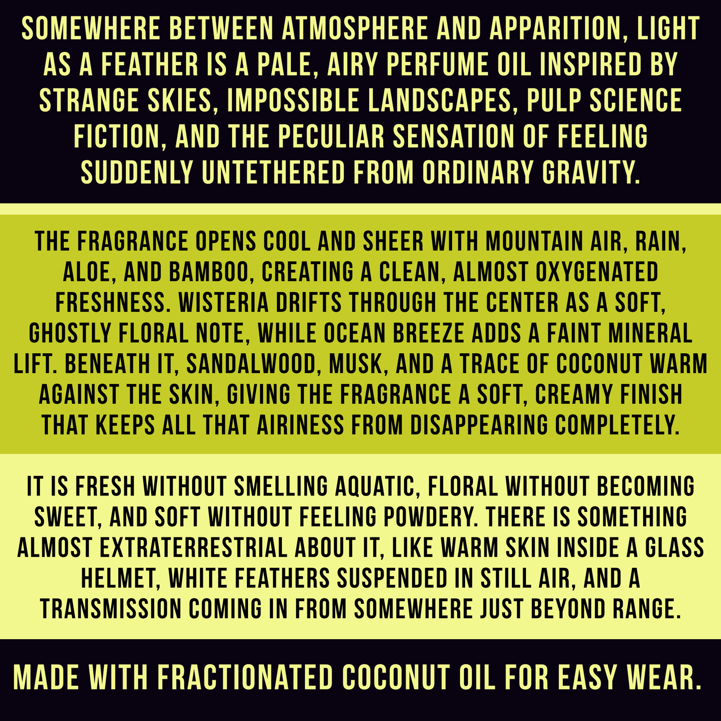 Light as A Feather Pulpfume Collection Herbfume (Oil/Perfume)