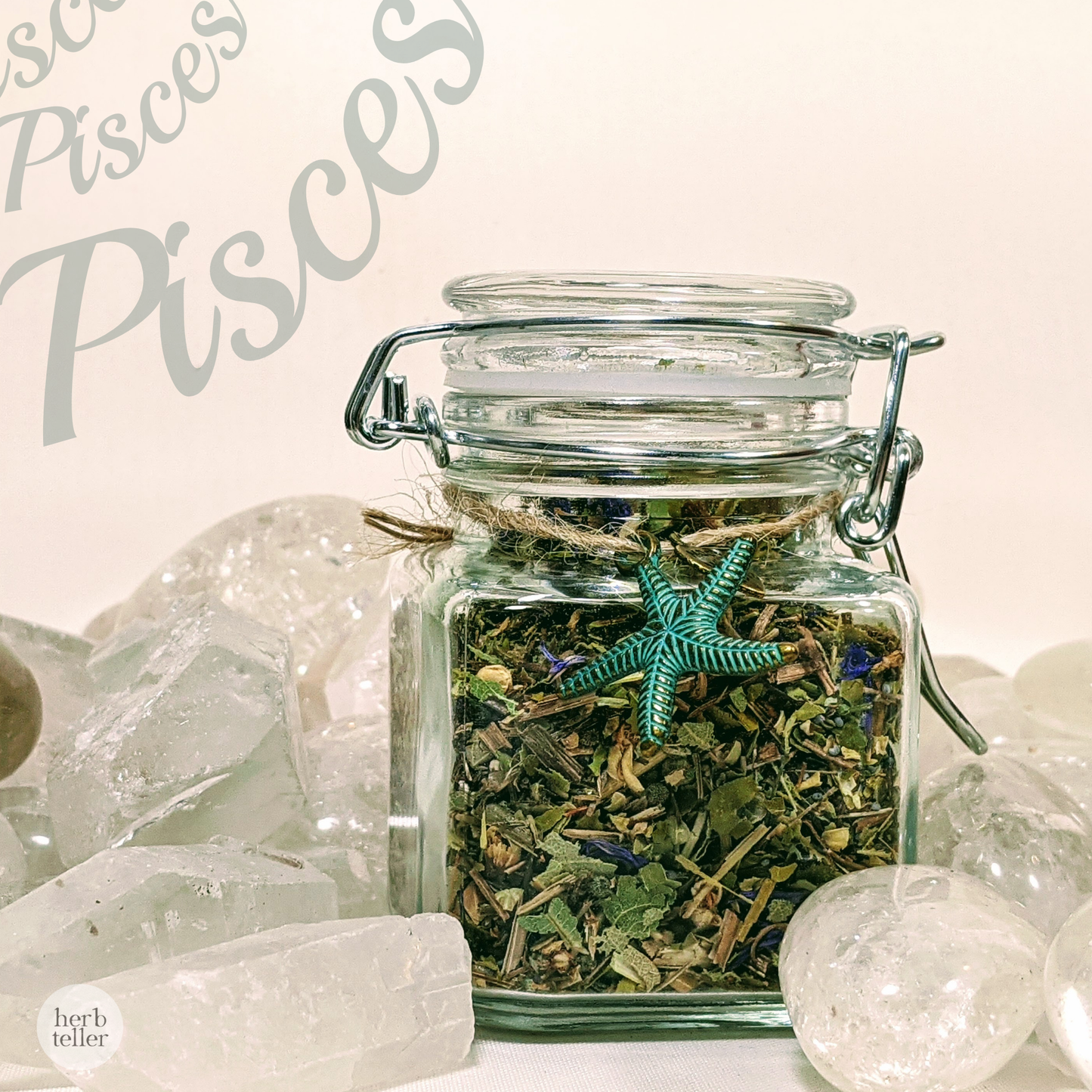Pisces Herbal Tea Ritual Zodiac Gift