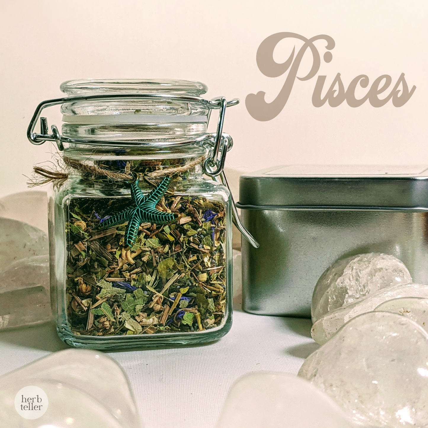 Pisces Herbal Tea Ritual Zodiac Gift