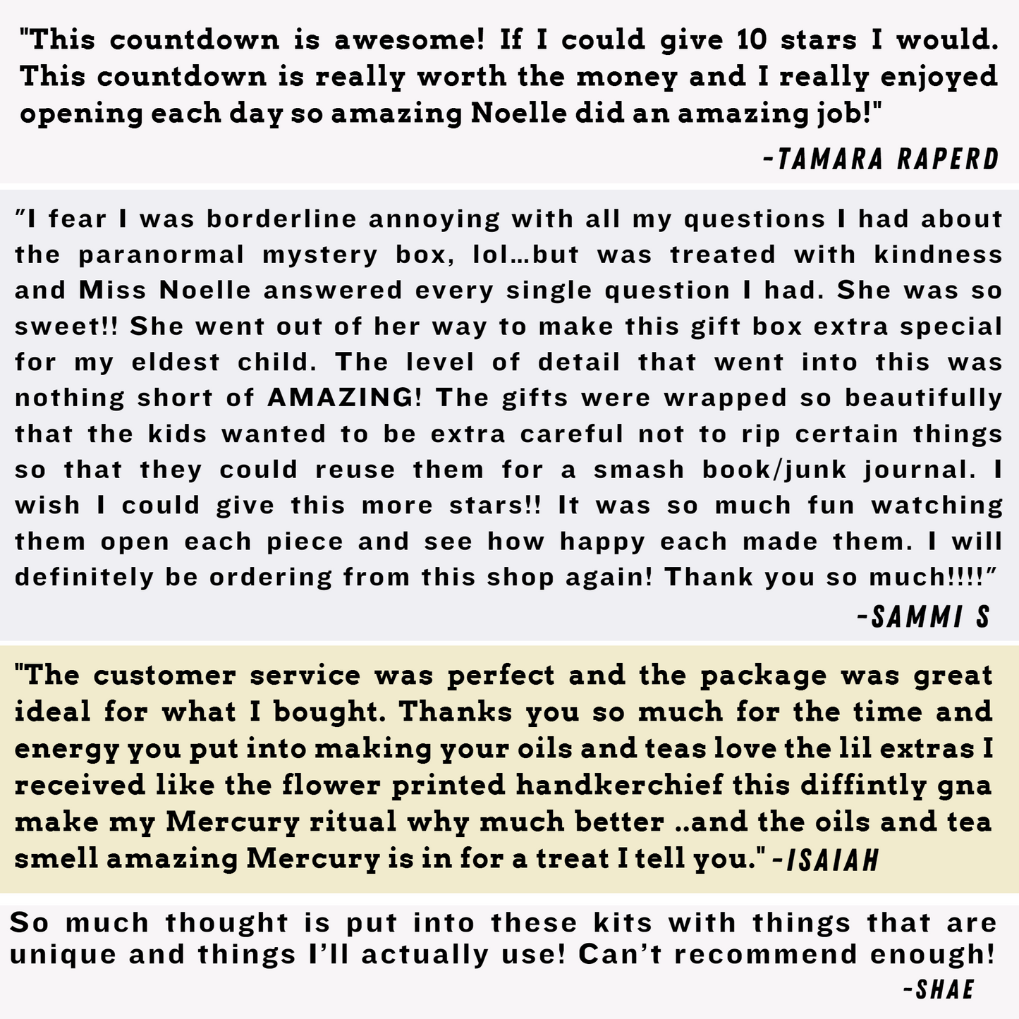 Paranormal Pack/Supernatural Set/Strange Surprises (7 Day or 13 Day Countdown)