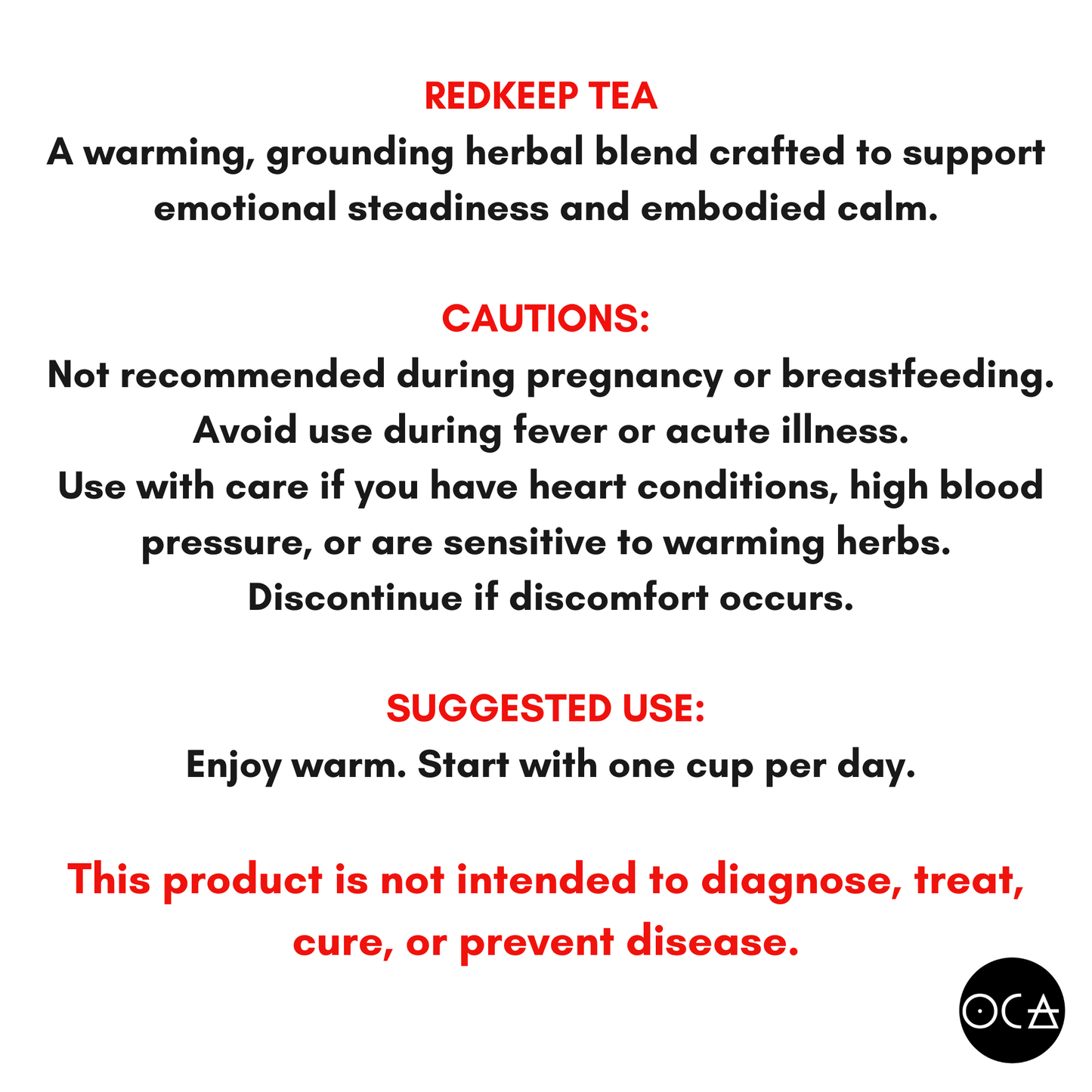 Redkeep Herbal Tea | Moon Mars Remedy