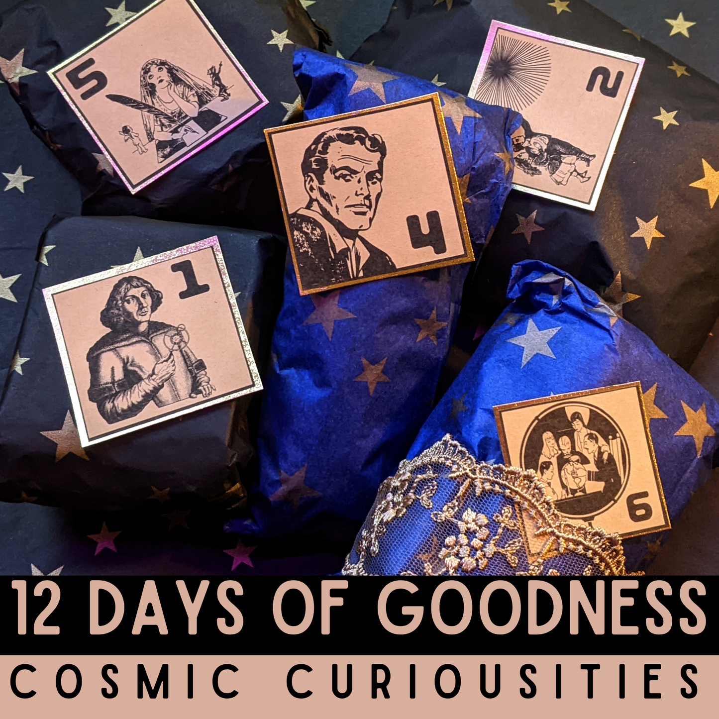 Cosmic Curiosities Astropack / Planetary Mystery Pack (7 or 12 Day Countdown) Mystery Box