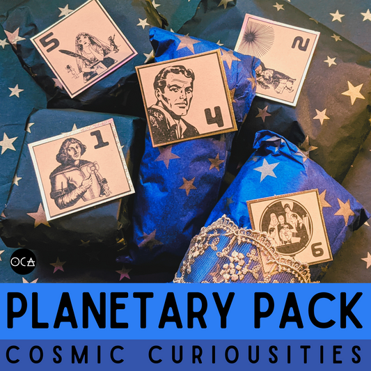 Cosmic Curiosities Astropack / Planetary Mystery Pack (7 or 12 Day Countdown) Mystery Box