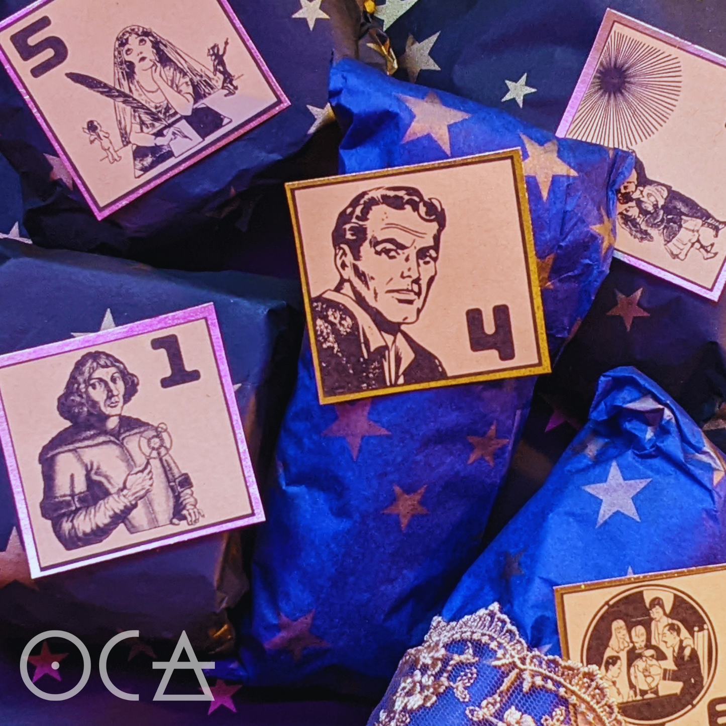 Cosmic Curiosities Astropack / Planetary Mystery Pack (7 or 12 Day Countdown) Mystery Box