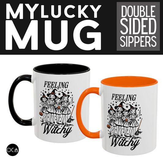 Witchy Pals Magical Gift Mug (Doublesided/2 Color Options)