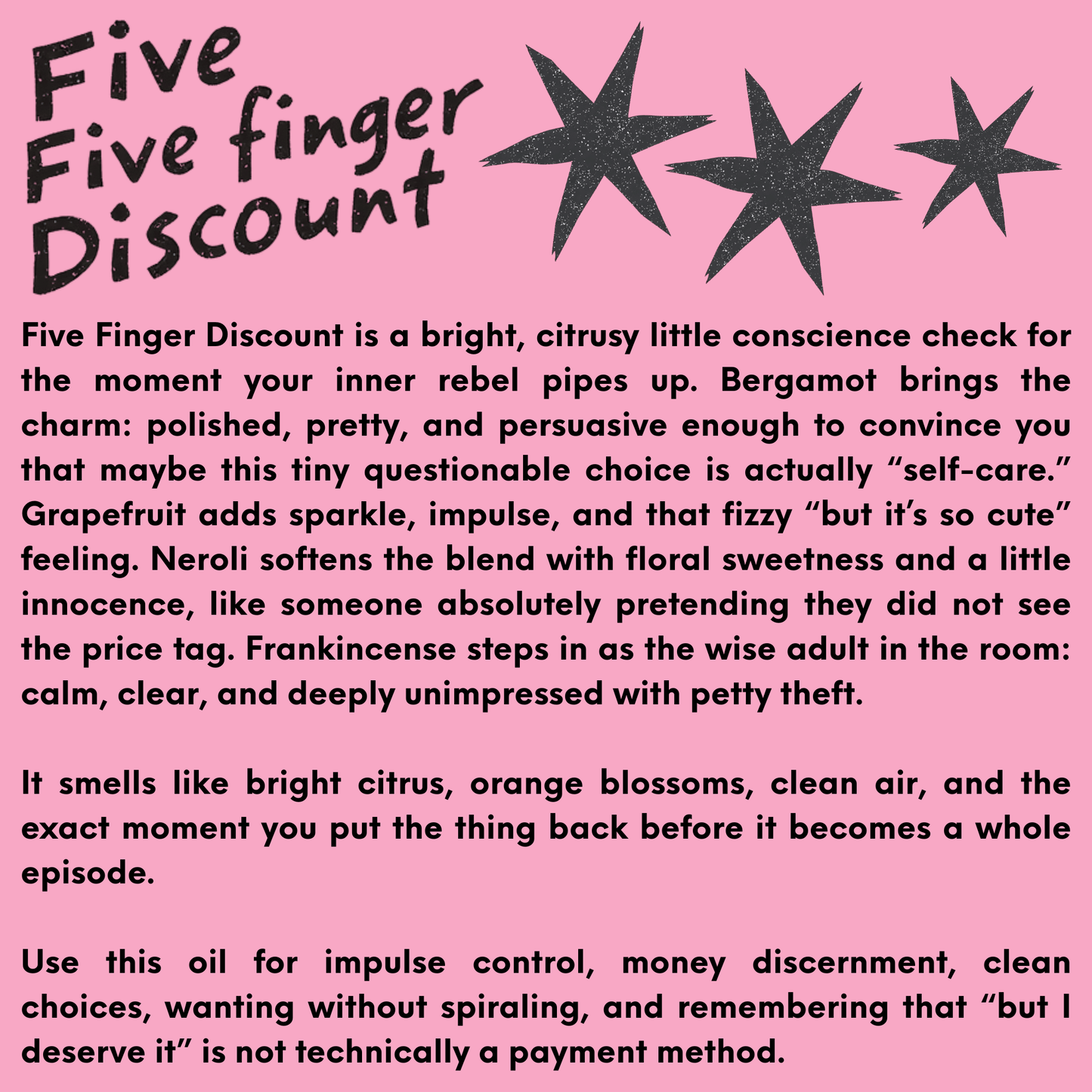 Five Finger Discount Perfume-After School Special Collecion (Oil/Perfume)