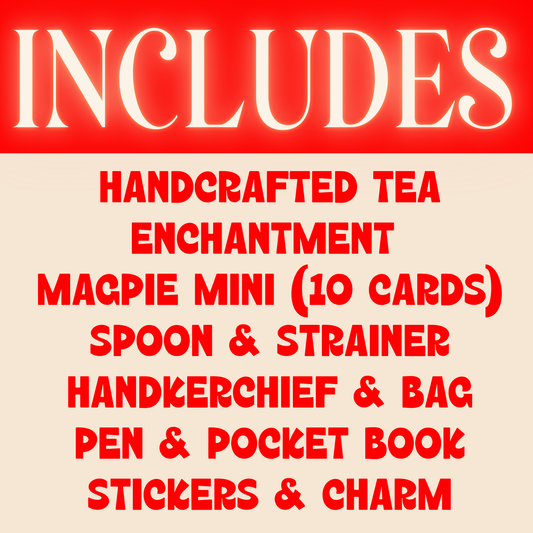 Tarotea Enchantment Gift Set (Divination Tea and Magpie Tarot Pack)