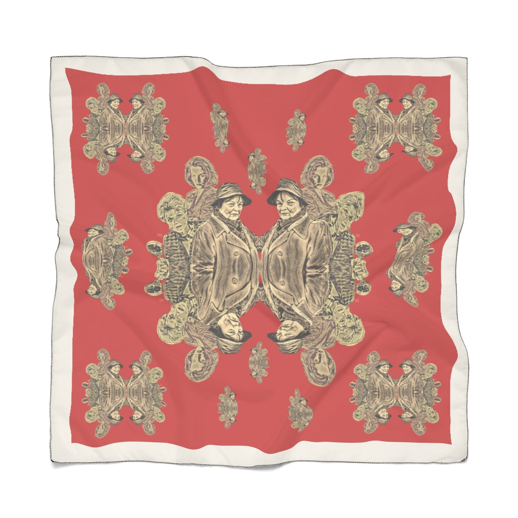 Lady Detective Dreamteam Scarf, Rust Red